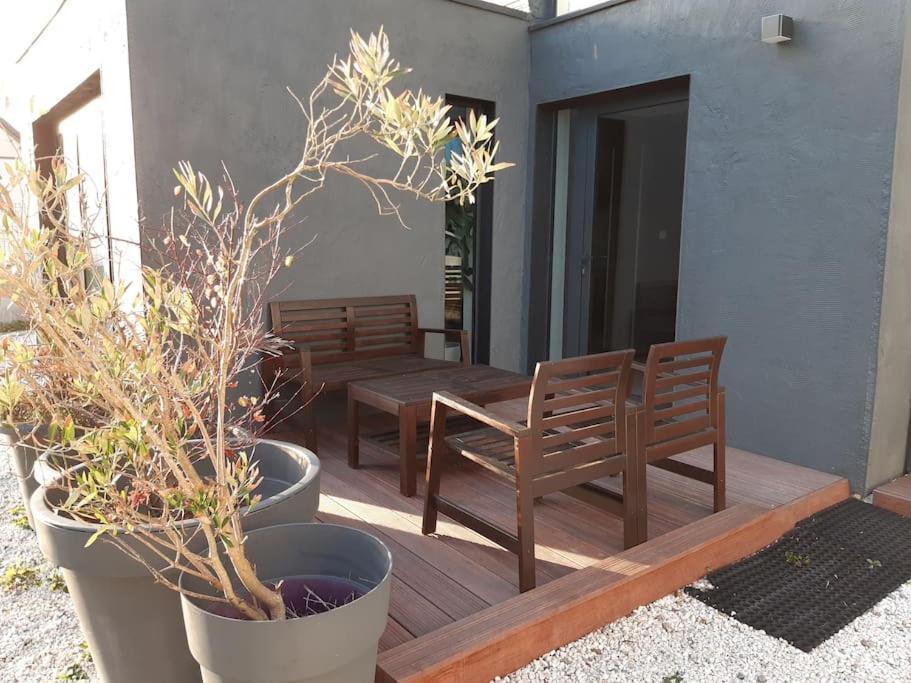 Landéda Logement 80 M2 Avec Terrasses Entre Les Deux Abers מראה חיצוני תמונה